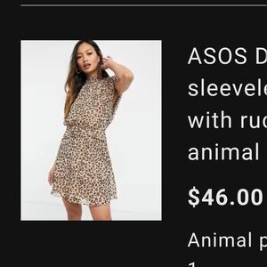 ASOS Leopard Print Dress